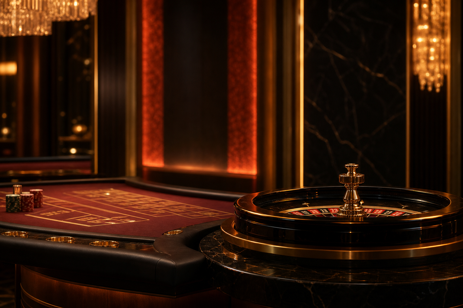 Premium canlı casino atmosferi